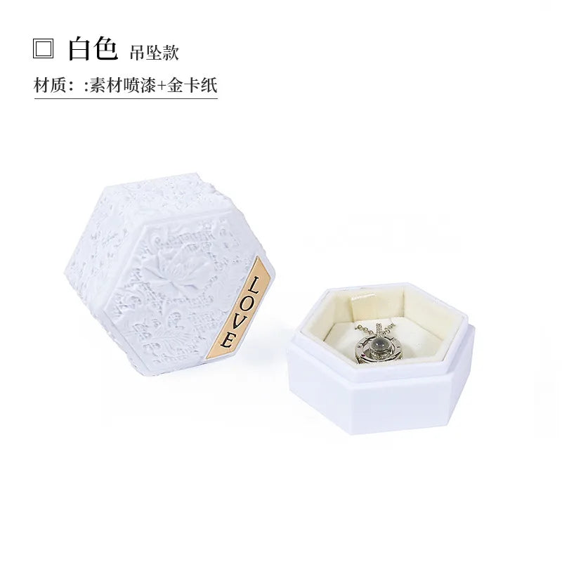 1 Piece Plastic Elegant Retro Daily Geometric Jewelry Boxes