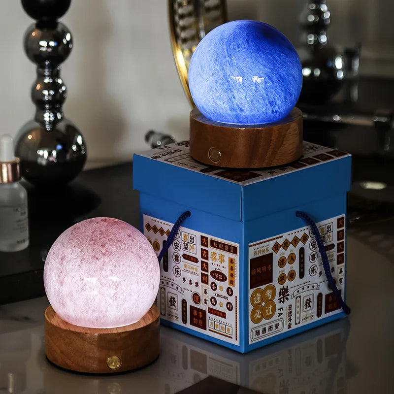 Romantic Gradient Color Glass Party Night Lights Led Lights Night Lights