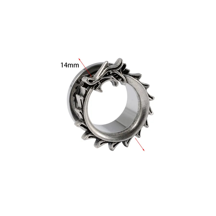 Hip-Hop Retro Solid Color 304 Stainless Steel Ear Studs