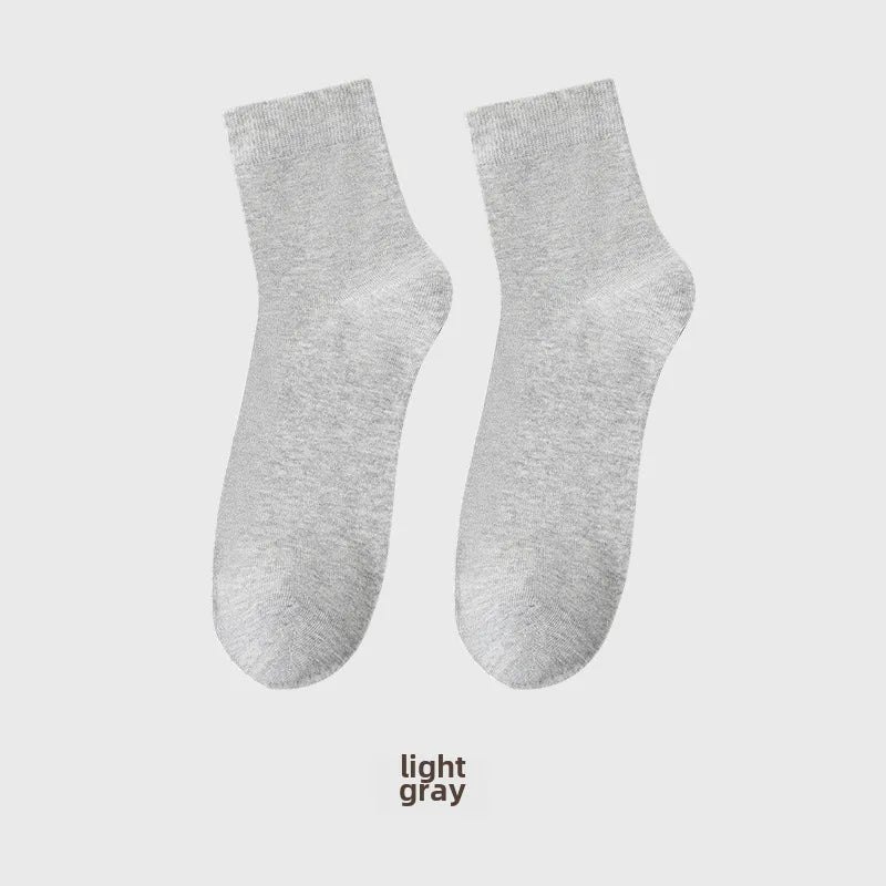 Bona Ness socks men's socks autumn cotton antibacterial men's socks stocking deodorant sweat-absorbent socks wholesale cotton
