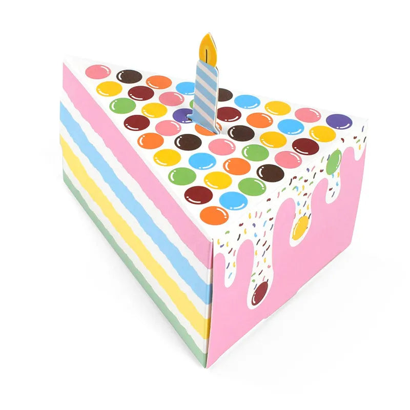 cute sweet cake paper card daily festival gift wrapping supplies