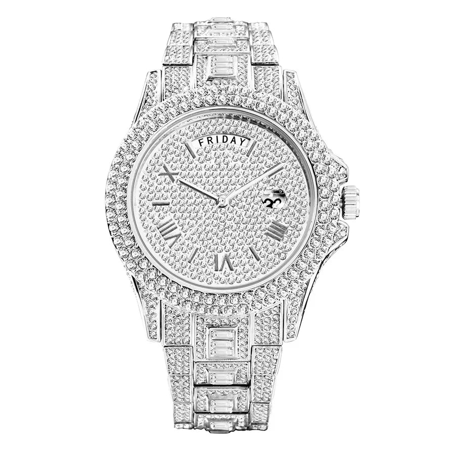 Business Geometric Butterfly Double Snap Quartz Men's Watches