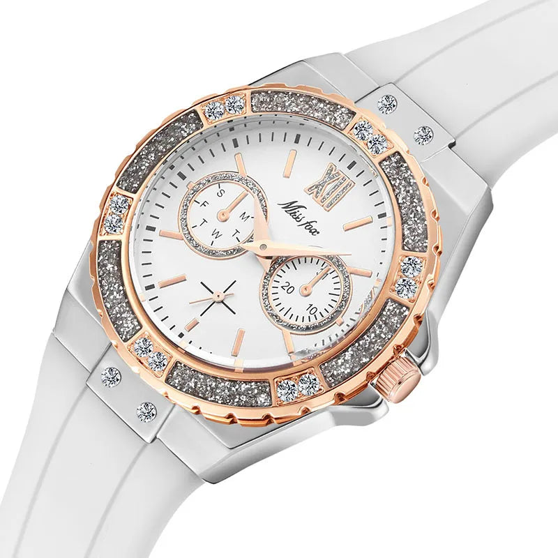 Simple Style Solid Color Buckle Quartz Women's Watches