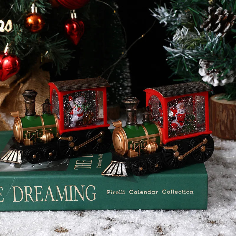 Christmas Cartoon Style Cute Santa Claus Snowman Plastic Indoor Party Festival Ornaments