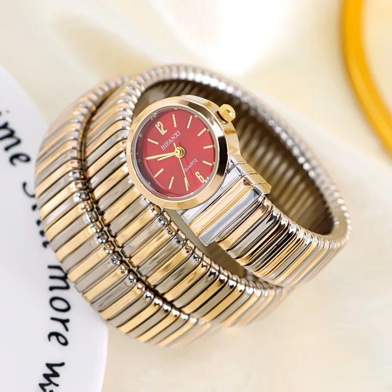 Amazon Gradient Quartz Watch European and American Fashion All-match Exquisite Watch Niche Art Watch Women's Watch