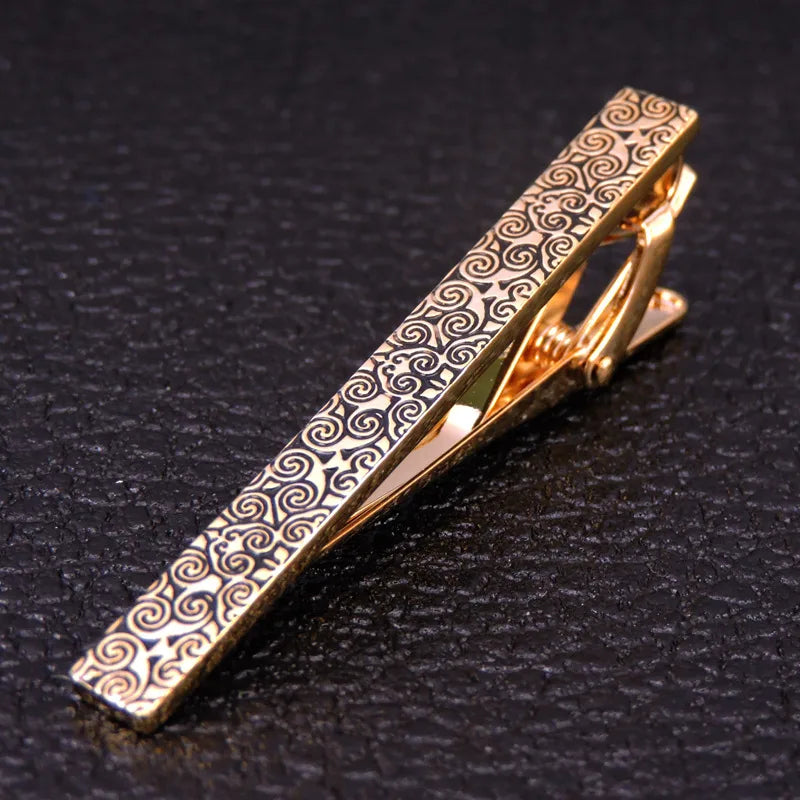 business geometric copper unisex lavalier