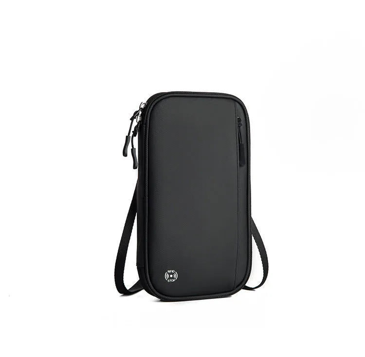 unisex business solid color oxford cloth rfid passport holders