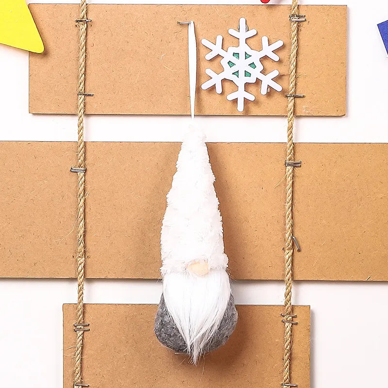 Christmas Cartoon Style Simple Style Classic Style Color Block Holiday Festival Hanging Ornaments