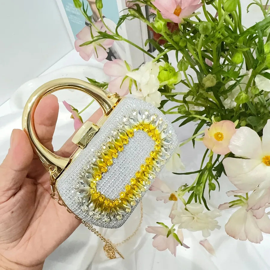 Acrylic Geometric Square Evening Bags