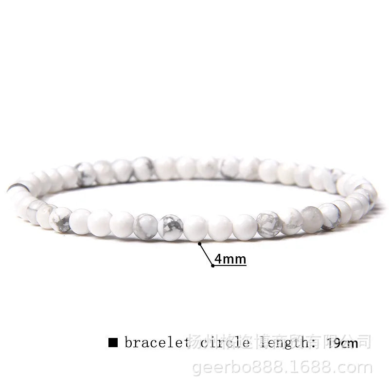 Simple Style Geometric natural stone Bracelets In Bulk