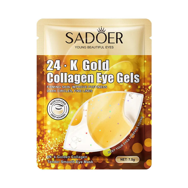 Full English eye mask SADOER caviar eye mask pack moisturizing   skin care wholesale