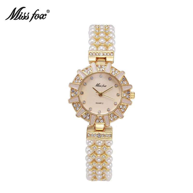 Simple Style Solid Color Horseshoe Buckle Quartz Women's Watches