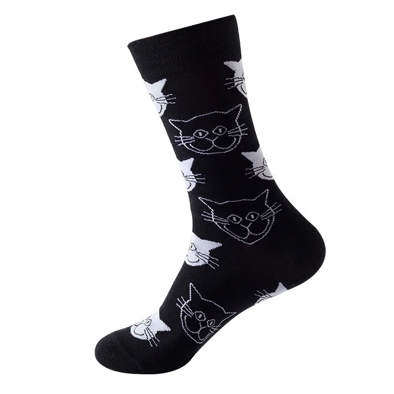 unisex sports cartoon nylon cotton jacquard ankle socks 1 piece