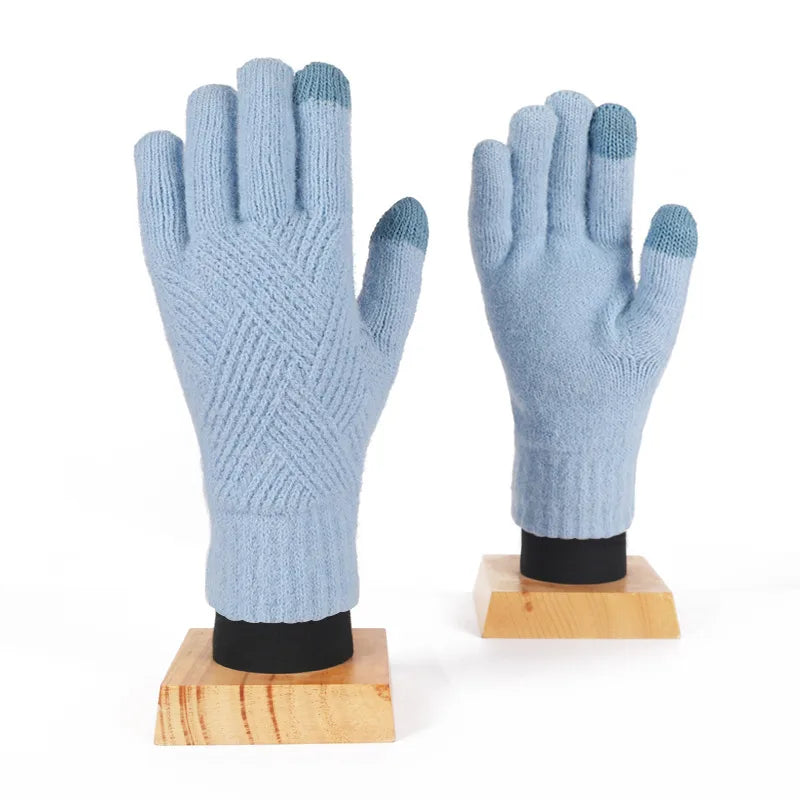 women's casual solid color gloves 1 pair