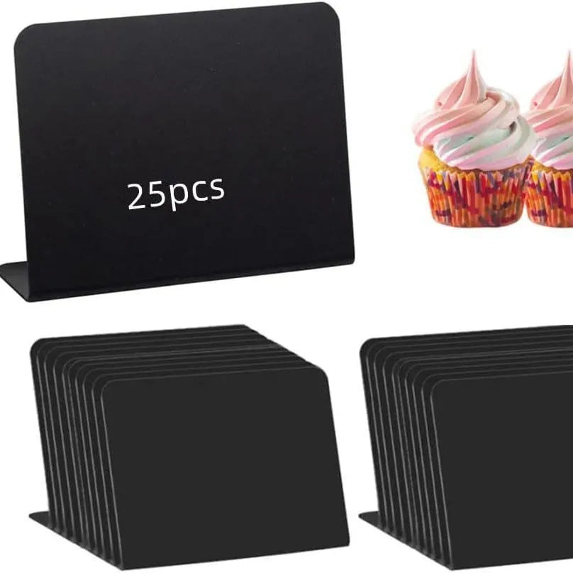 Suit in Stock L-Type Table Card Mini Vertical Desktop Table Stand Plastic Display Message Board Erasable Small Blackboard