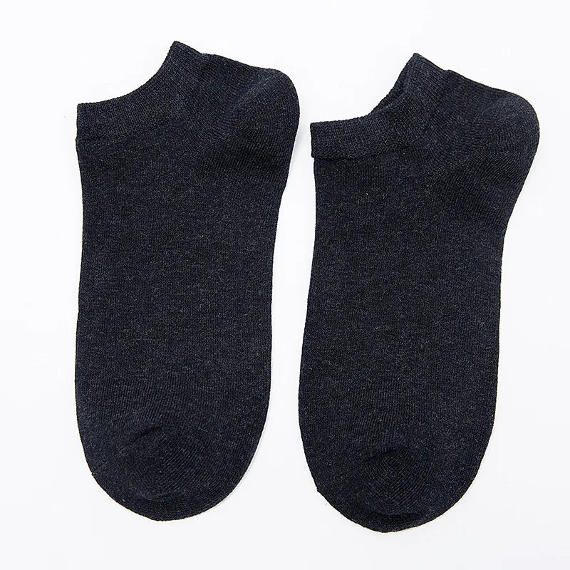 Casual Elegant Men's Stripe Cotton Ankle Socks A Pair