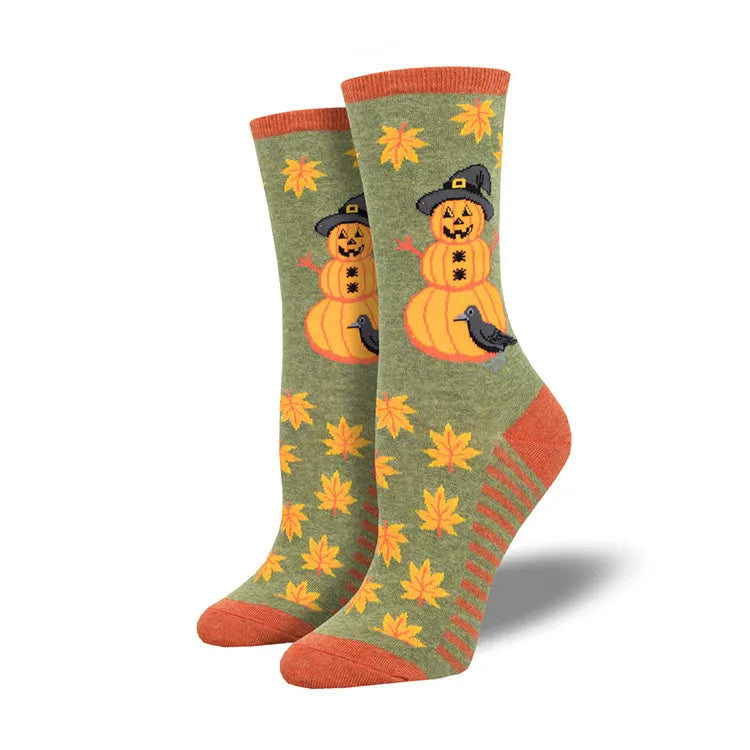 Halloween Cartoon Style Unisex Cartoon Cotton Crew Socks A Pair