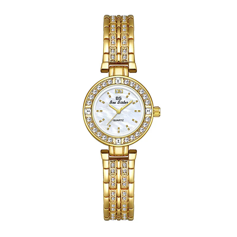 Retro Solid Color Jewelry Buckle Quartz Watch Women's Watches