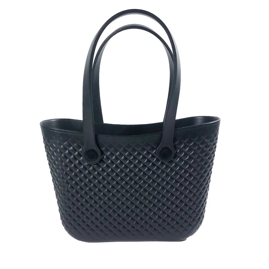 Women's Oversized EVA Solid Color Classic Style Square Open Handbag