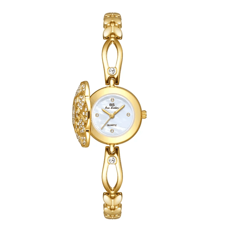 BS retro   Direct sales  Xiaoxiang flip light luxury Camellia bracelet watch temperament Women's Watch FA1810