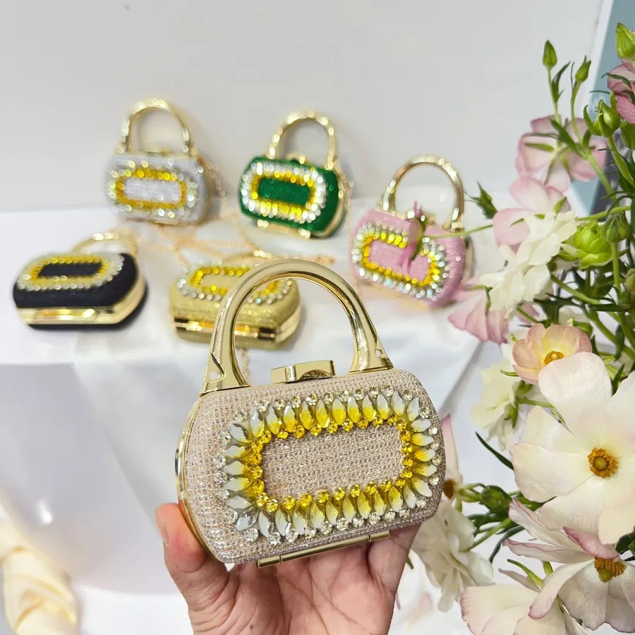 Acrylic Geometric Square Evening Bags