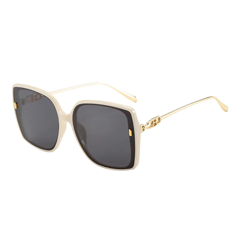 Casual Elegant Retro Solid Color Pc Square Full Frame Women's Sunglasses