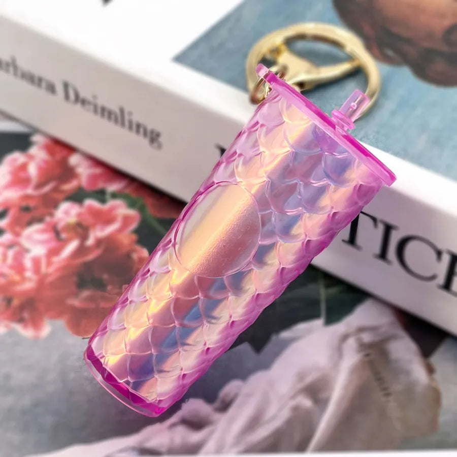 Simple Style Colorful Plastic Unisex Keychain