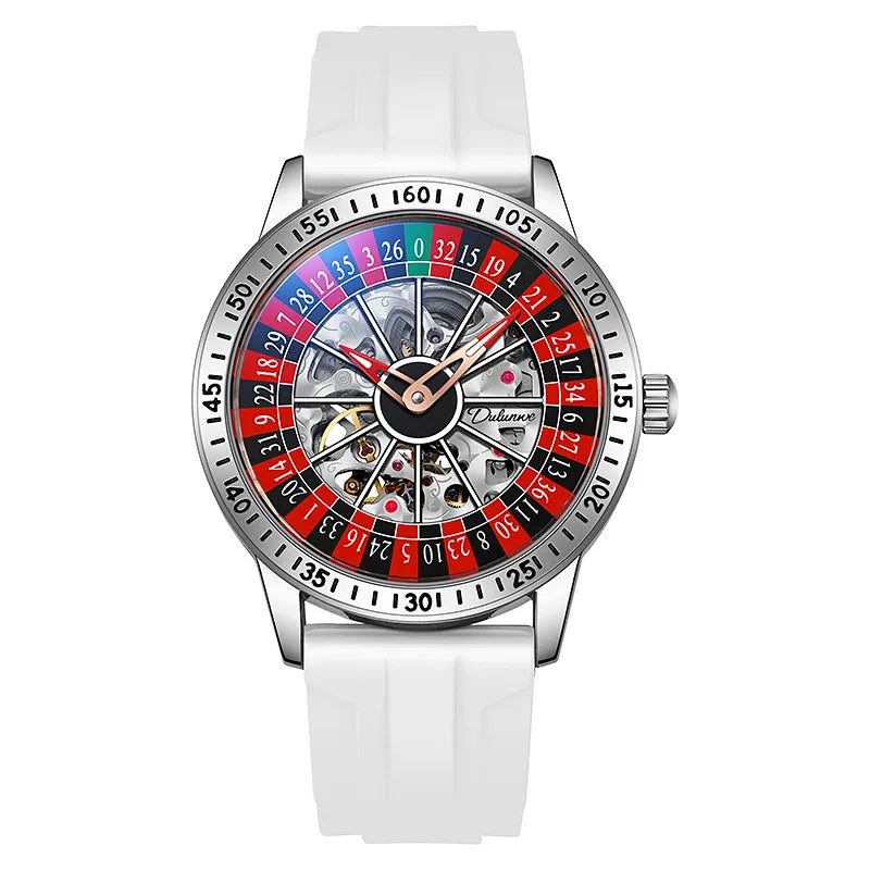 Casual Geometric Double Side Snaps Mechanical Watch Men's Watches