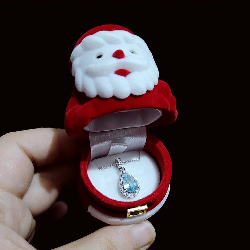 1 Piece Cute Festival Christmas Christmas Tree Santa Claus Snowman Jewelry Boxes