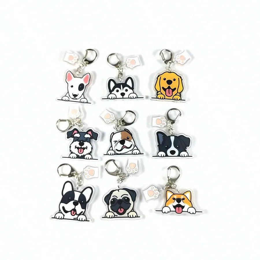Cute Animal Arylic Keychain