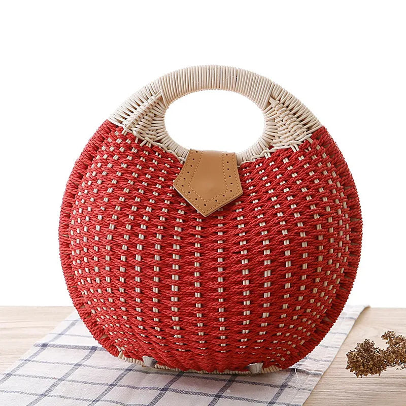 women's medium straw bag