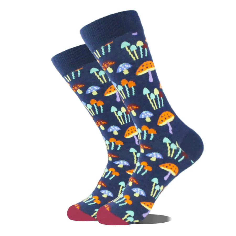 men's cartoon style animal cotton ankle socks a pair
