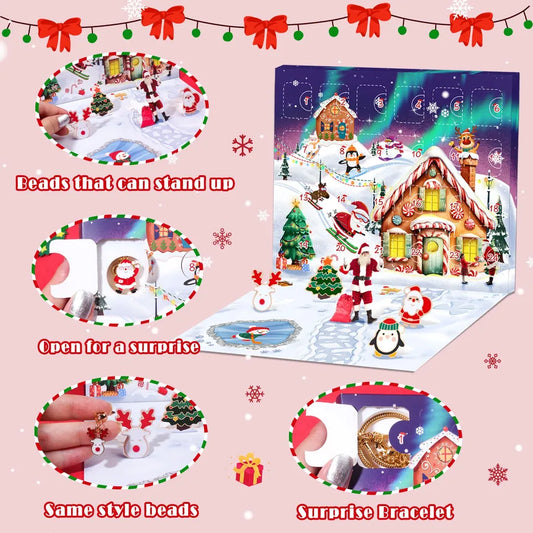 1 Set Zinc alloy Christmas Hat Santa Claus Pendant Chain Jewelry Accessories