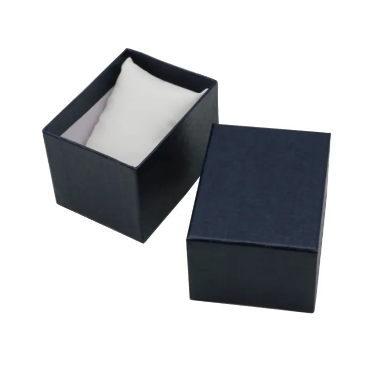 Fashion litchi grain paper box watch box heaven and earth cover jewelry bracelet display gift packaging storage box printable LOGO