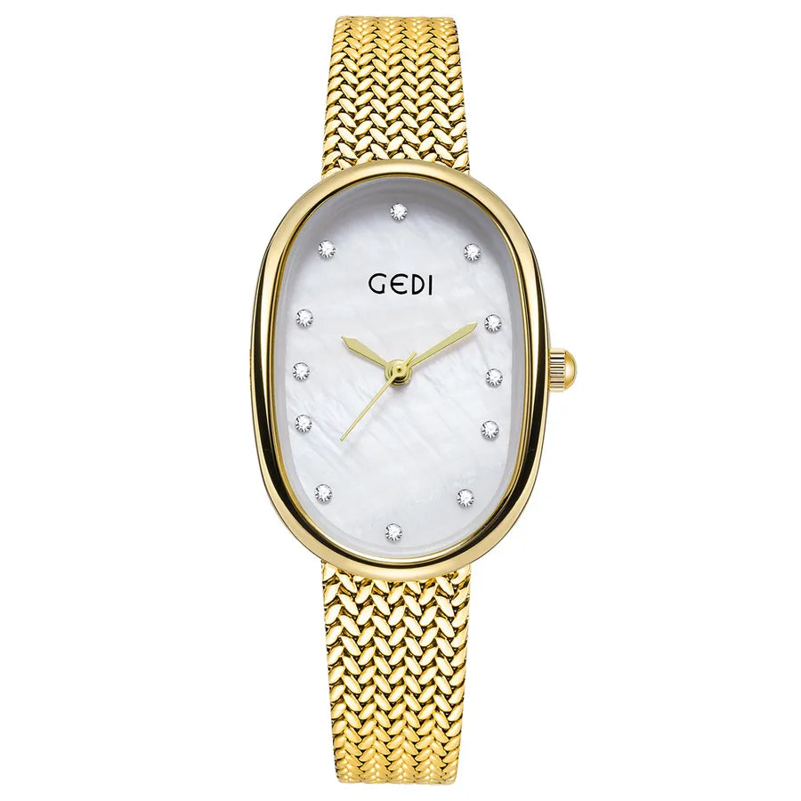 Elegant Geometric Hanging Buckle Quartz Women's Watches