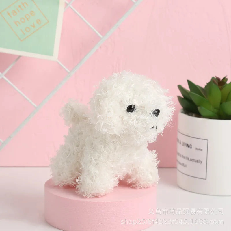 Cute simulation dog plush toy puppy doll Xiaodi dog doll rag doll wedding annual meeting small gift wholesale