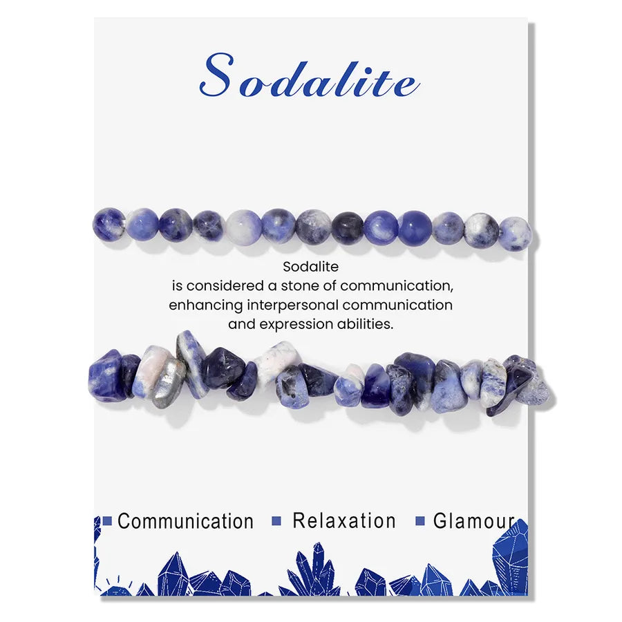 Elegant Geometric natural stone Crystal Bracelets In Bulk