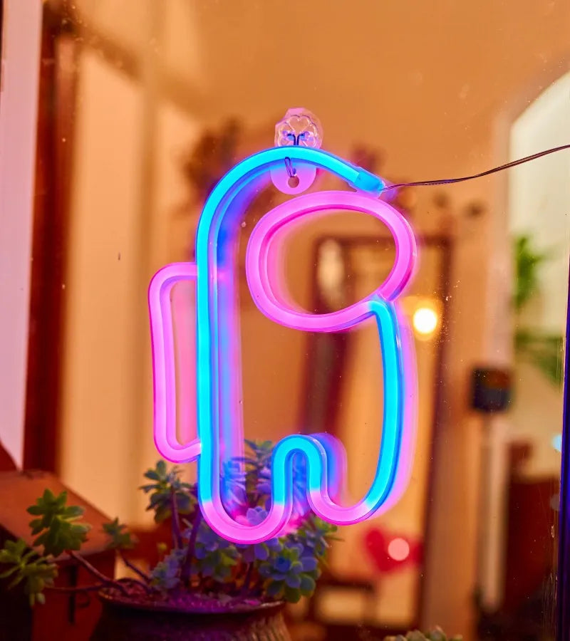 casual letter dolphin rocket pc indoor night lights