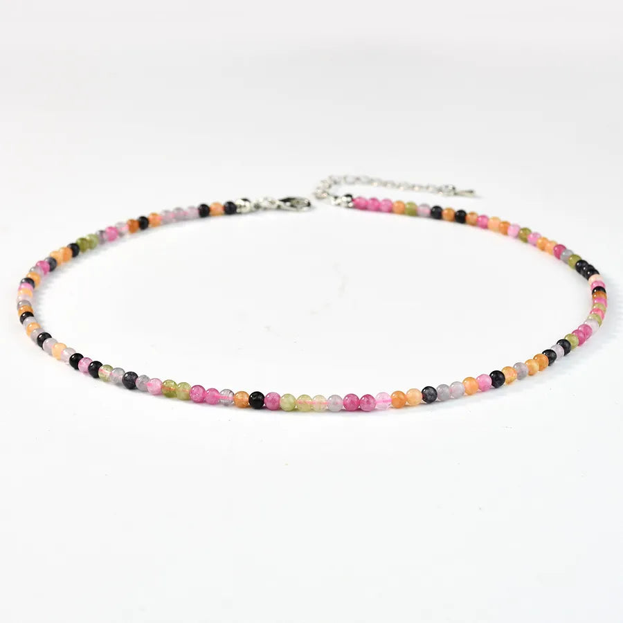 Simple Style Geometric natural stone Necklace In Bulk