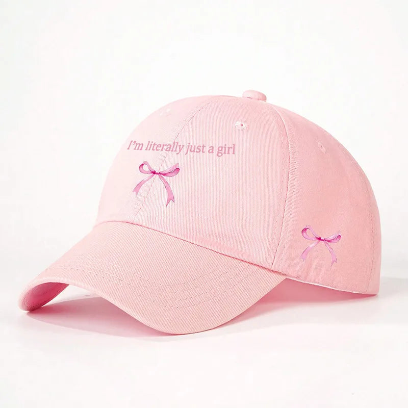 Unisex Simple Style Slogan Curved Eaves Baseball Cap