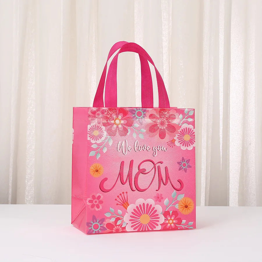 Mother'S Day Business Letter Nonwoven Holiday Banquet Travel Gift Bags Party Supplies Gift Wrapping Supplies 1 Piece