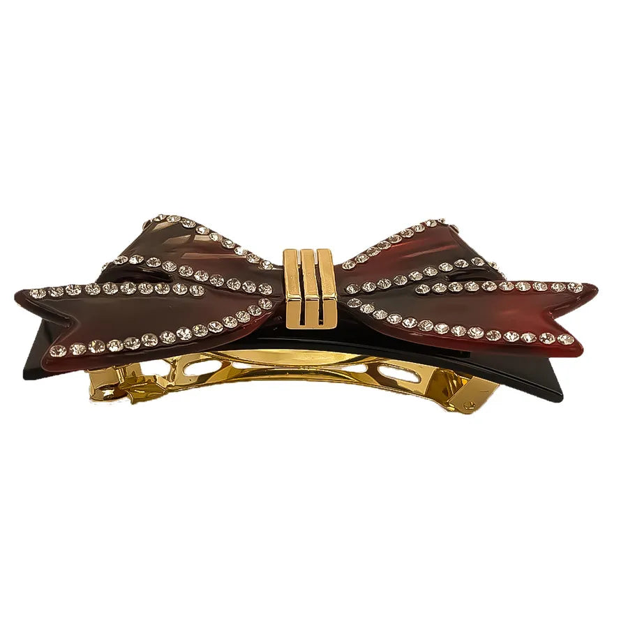 Fashionable Butterfly Knot Hair Clip Acetate Board French Style High-End Feeling Hair Accessories Elegant Retro Artistic