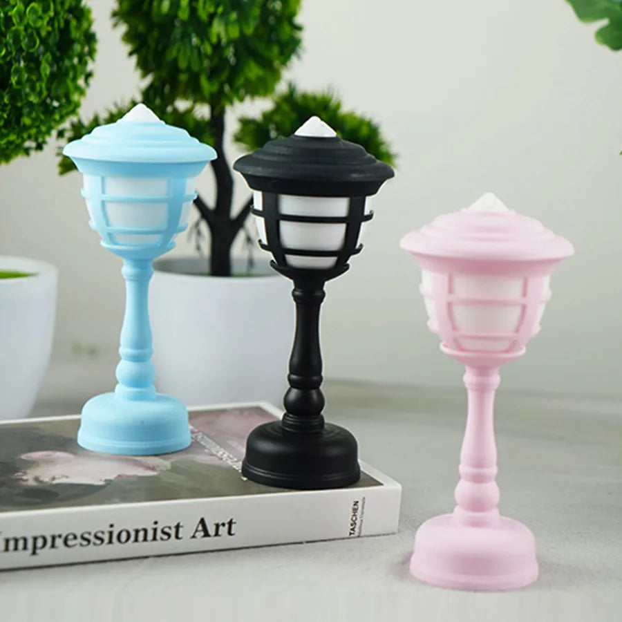 Creative Colorful Mini Table Lamp Electronic Candle Light Night Lamp Scene Decoration Props Christmas Valentine's Day New Year Birthday