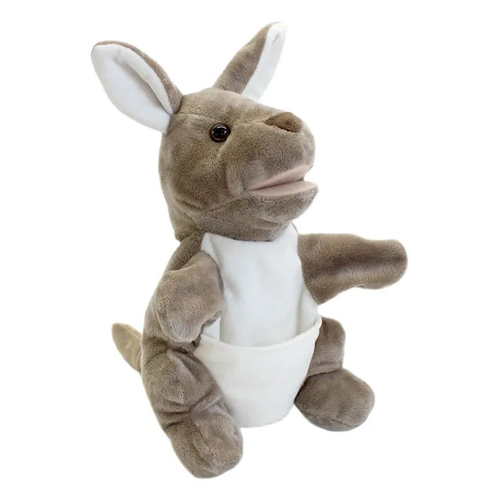 Can open mouth cartoon animal plush hand puppet parent-child toy mouth can move a variety of styles  spot mixed batch
