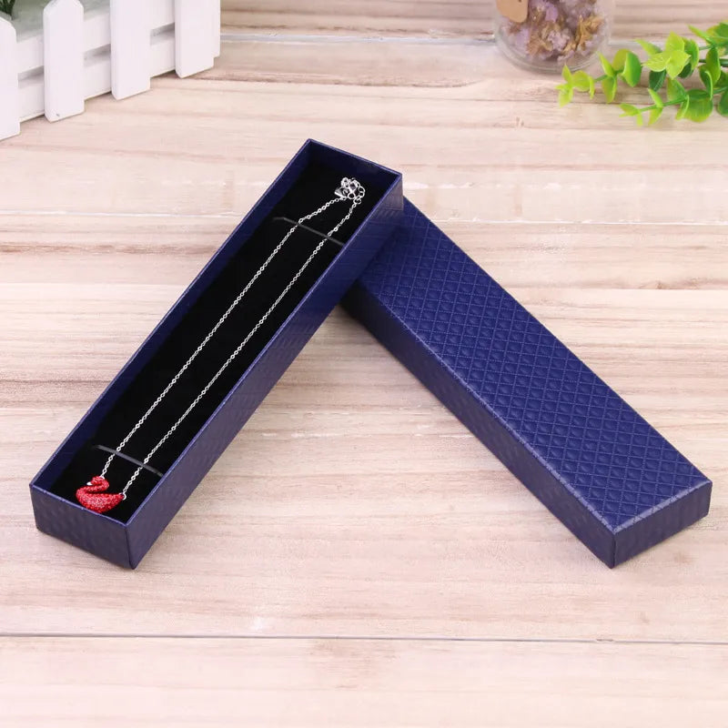 fashion solid color paper jewelry boxes 1 piece