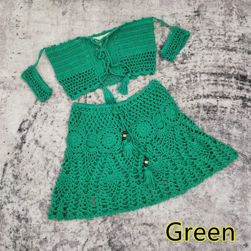 women's vacation solid color cover ups