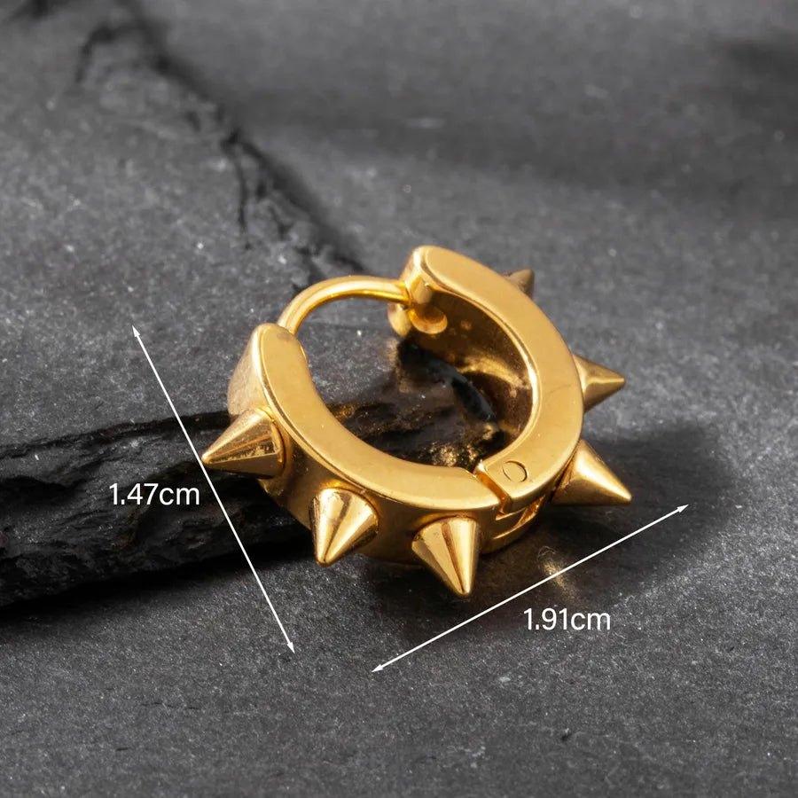 1 Piece Simple Style Star Antelope Flower 316 Stainless Steel  Ear Studs