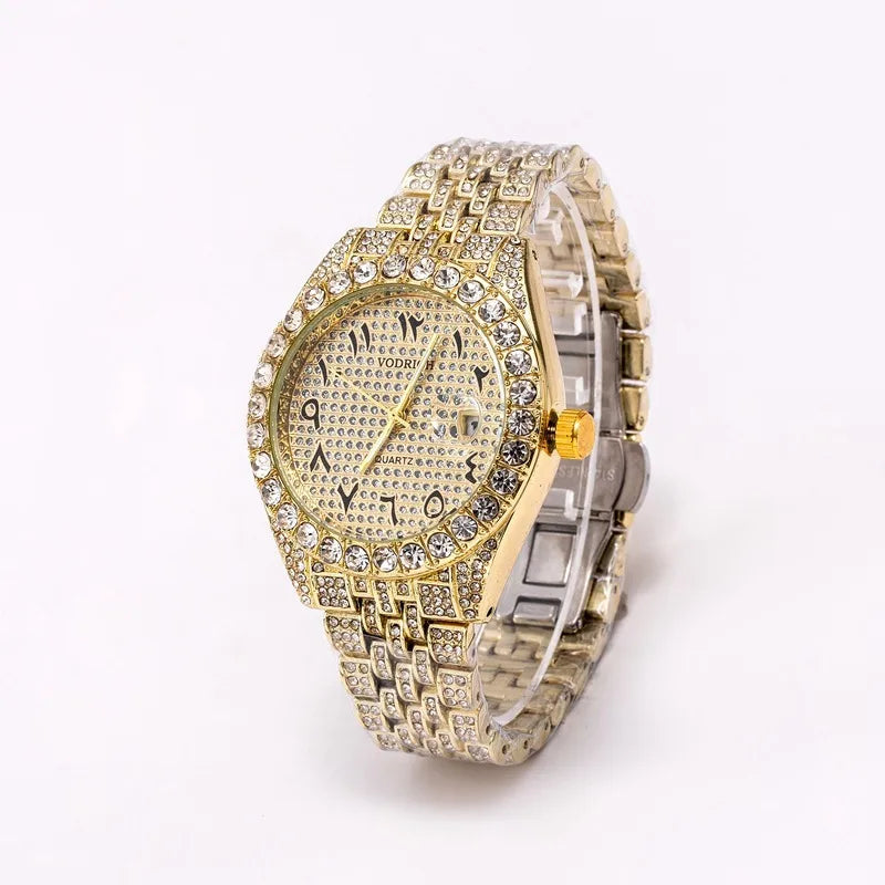 Business Solid Color Single Folding Buckle Quartz Women's Watches