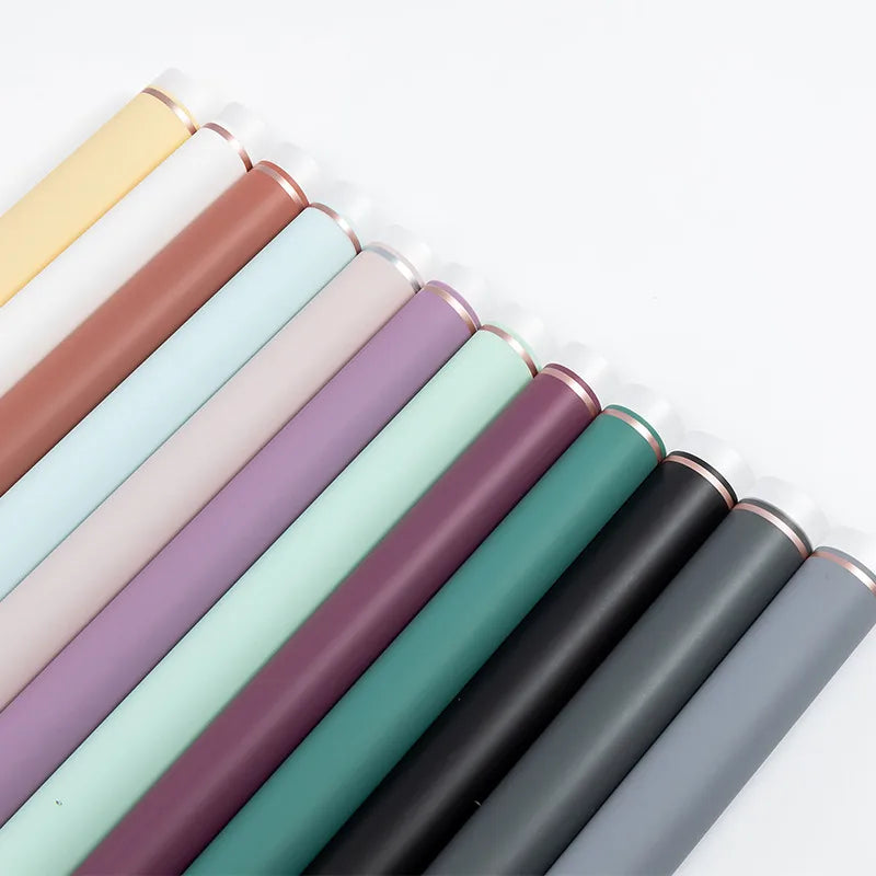 Simple Style Solid Color Plastic Date Festival Gift Wrapping Supplies Party Supplies Gift Wrapping Supplies 20 PCS/Package