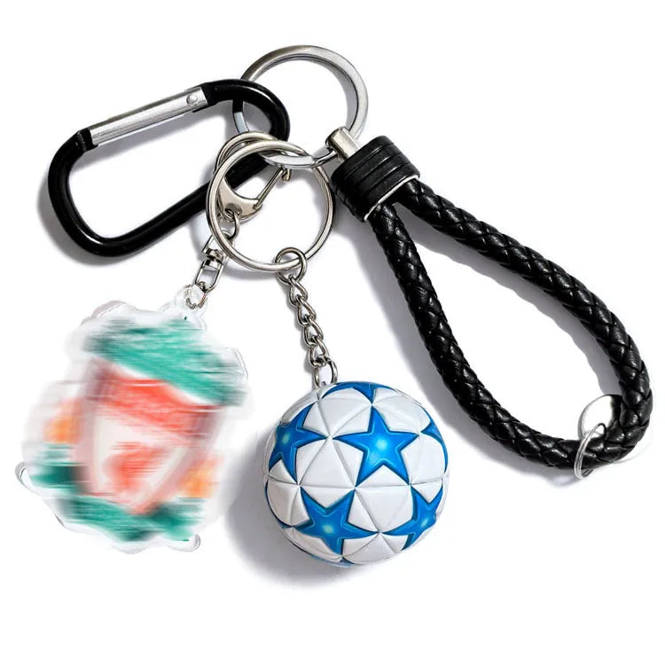 Streetwear Letter Football Acrylic + Plastic Plastic Unisex Spring Ring Trigger Clasp Closure Keychain